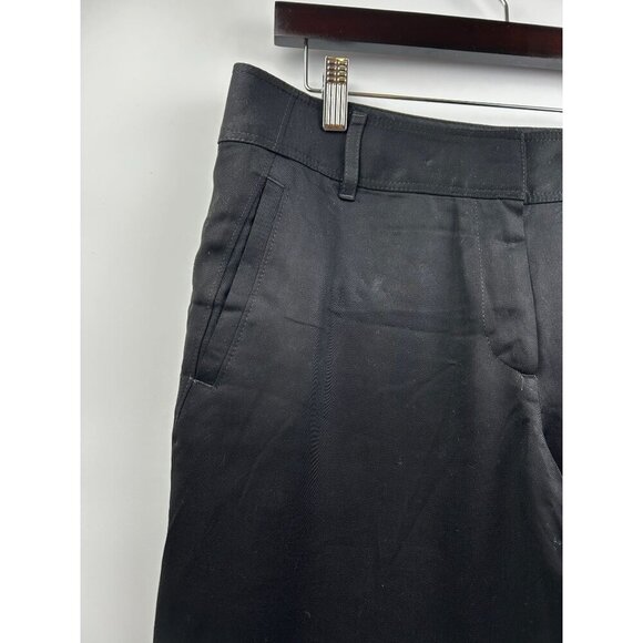 Ann Taylor LOFT Marisa Black Slim Pants w/Zipper Ankles Size 8 | Work Trousers - Picture 3 of 8